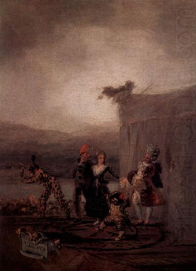 Francisco de Goya Wanderkomodianten china oil painting image